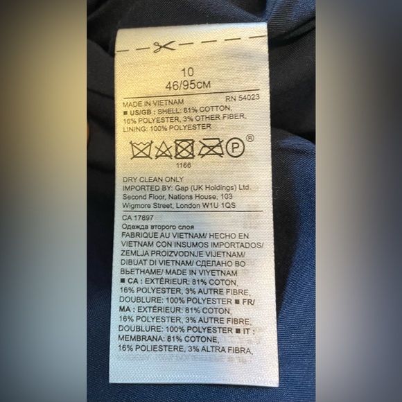 Banana Republic Striped Ruffle Sleeve Jacket - Picture 8 of 15